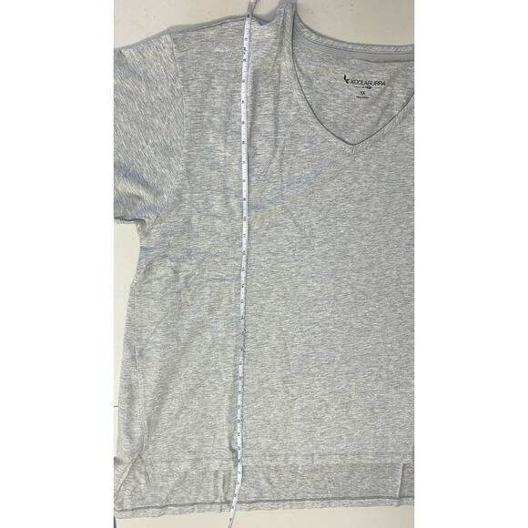 Koolaburra by UGG Jersey Short Sleeve Tunic Heathered Gray Plus Size 1X NWOT - Picture 9 of 9